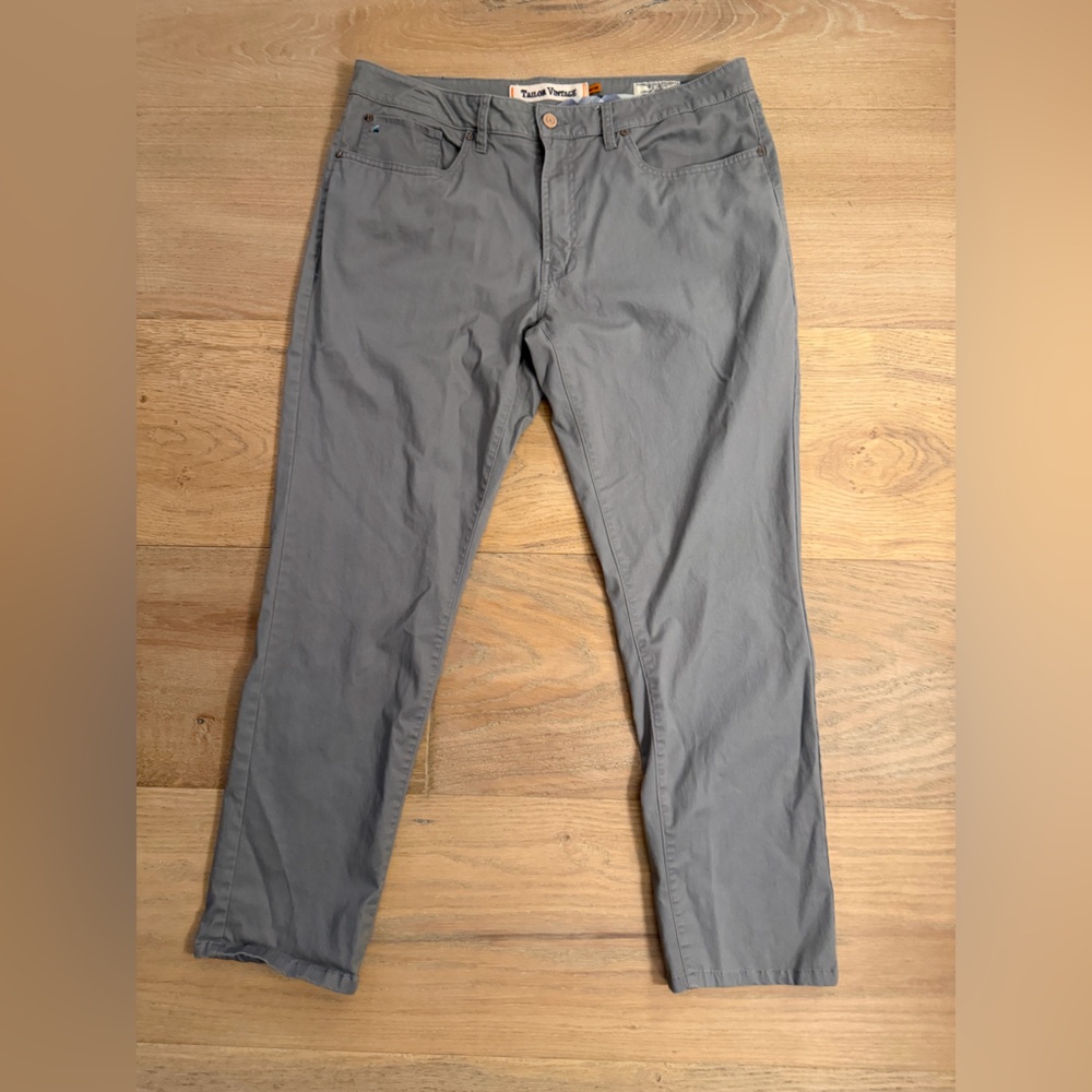 Tailor Vintage Men's Light Gray Chinos